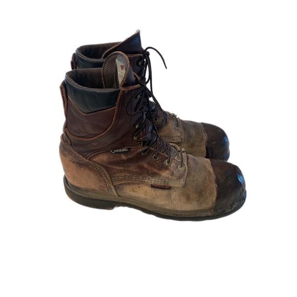RED WING 2414 Steel Toe SUPERSOLE Leather Work Boots 12 D made in USA Goretex main image 8